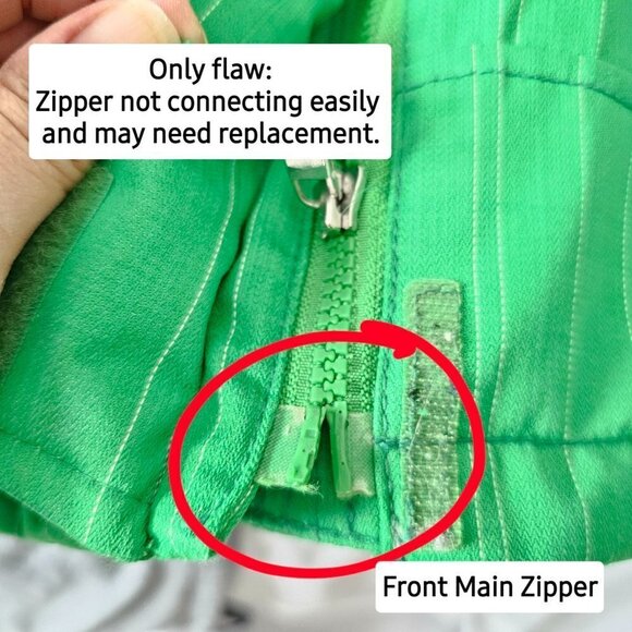 Nils Vintage Ski/Snowboarding Jacket 80s, 90s, Size 4, Green - Picture 14 of 16